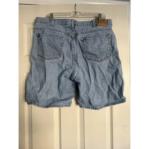 Vintage Old Navy Shorts Mens 38 Light Blue Y2K Jorts Jean Shorts - Picture 4 of 6